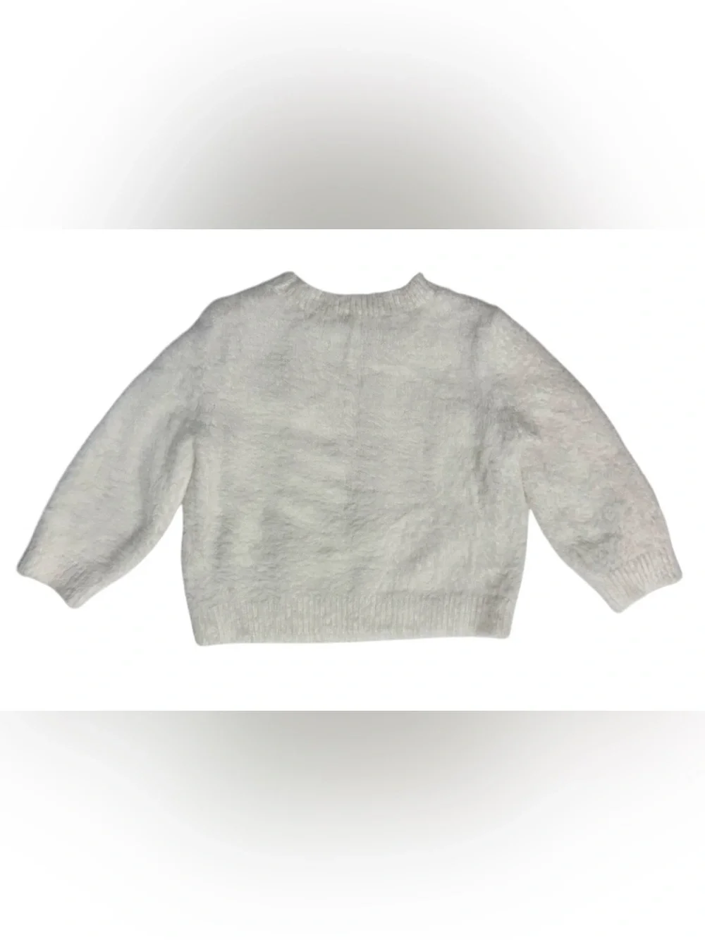Carter’s Baby Girl 12M Fuzzy Sweater 2-Pack Pink & Cream Cozy Knit NWOT